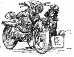 motos,girls,dessins